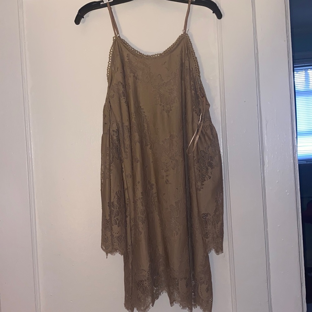 Tan dress